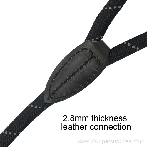 Dog Leash with Comfortable Foam Handle and Reflective